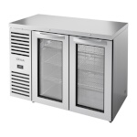 True TBR48-RISZ1-L-S-GG-1 - Back Bar Cooler, two-section, 48